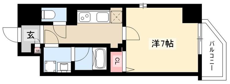 コートバスクの間取り