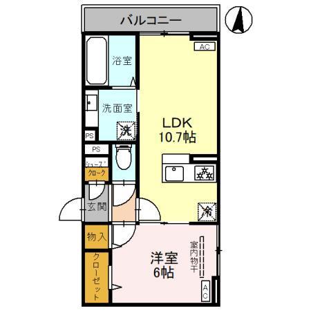 Ｄアヴァンス千間台東　Ｂ棟の間取り