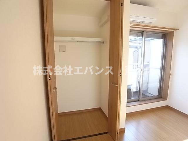 収納　たっぷりとした収納スペースです