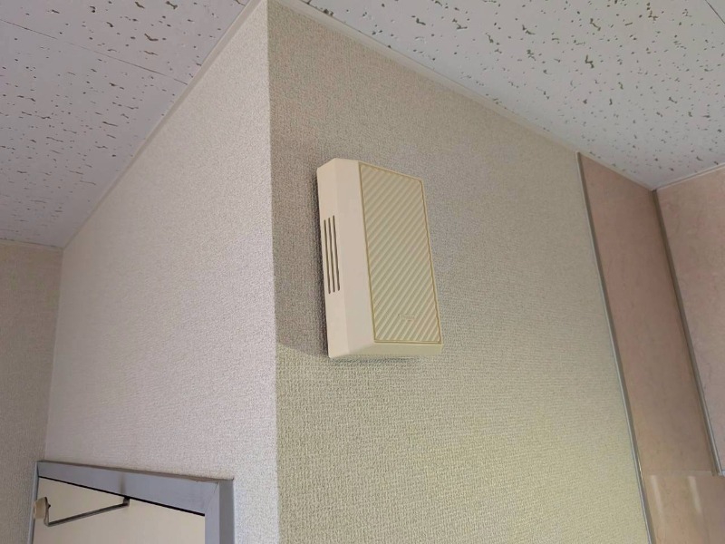 セキュリティ　来客時にはこちらのチャイムが鳴りますよ。