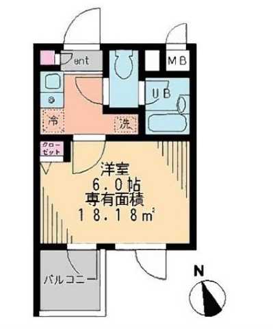 バーミープレイス高円寺の間取り写真