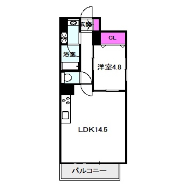 シャルマン藤田の間取り写真