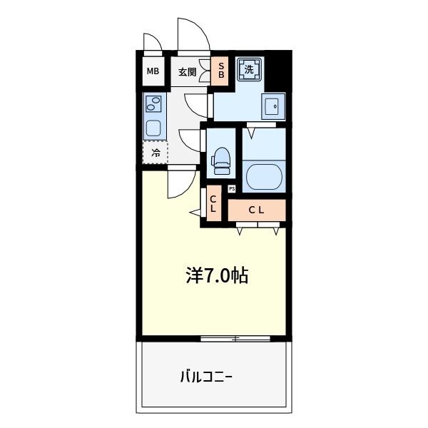 ラシーヌ瓦屋町の間取り写真