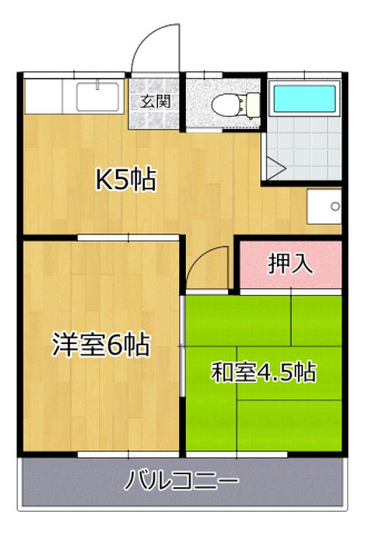 第二持田ホームの間取り写真