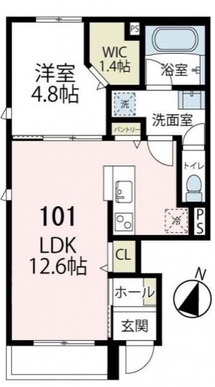 オリーアルカジックの間取り写真