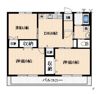 エクセル調布の間取り写真