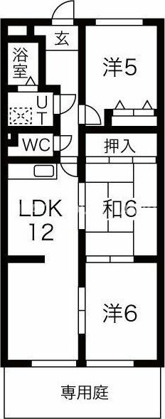 レジデンス佃の間取り写真