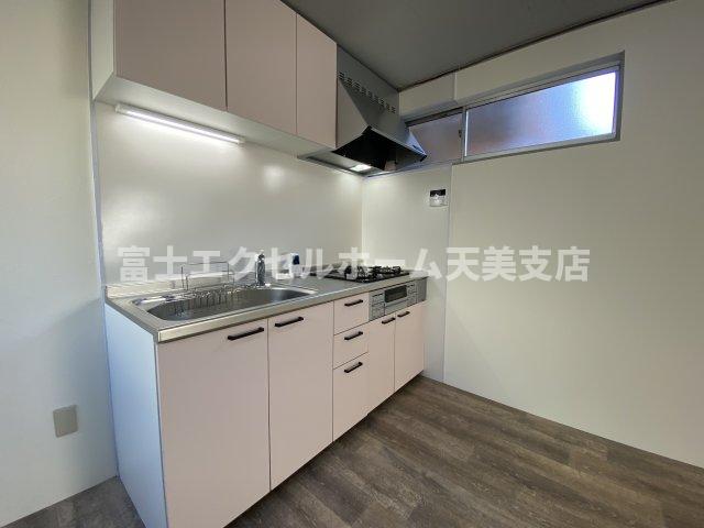 東住吉区照ヶ丘矢田2丁目貸テラスのキッチン写真