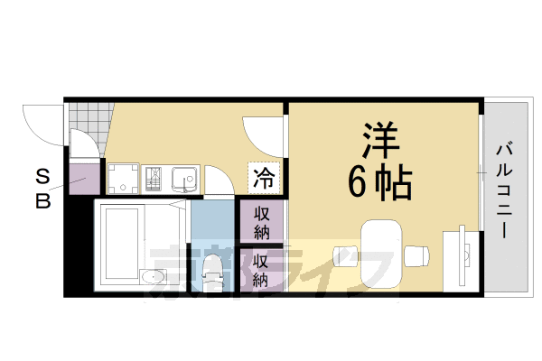 レオパレス嵐山IIの間取り