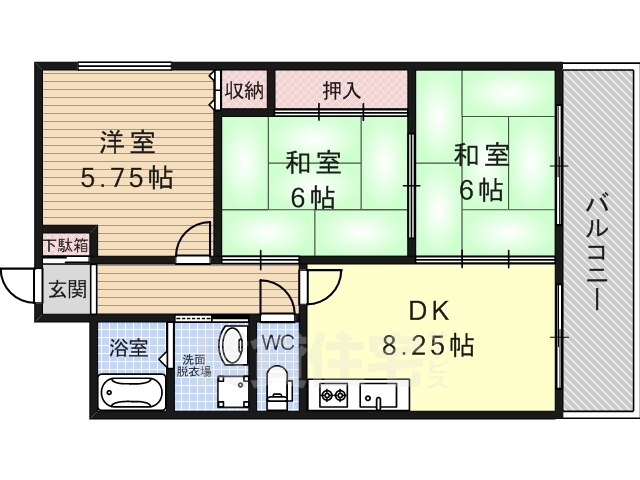 ウィンディ田中の間取り