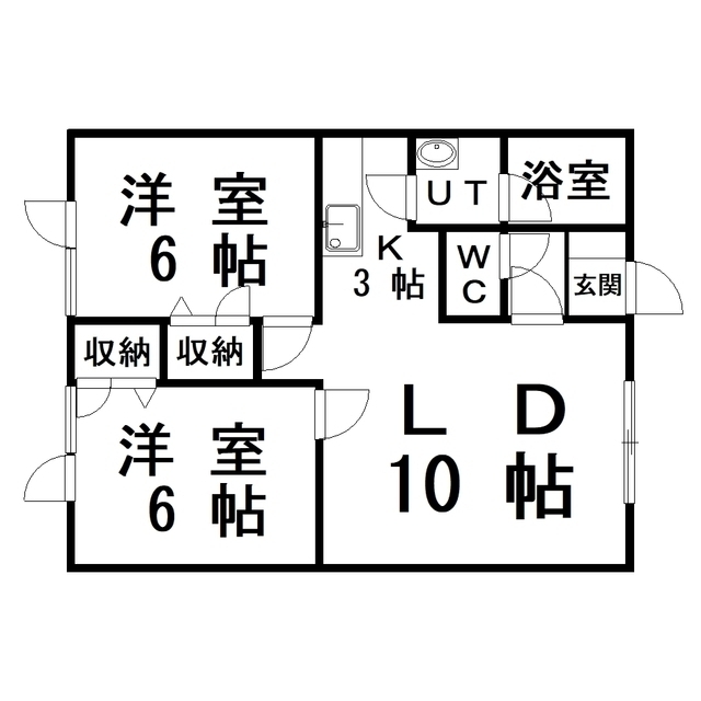 シティライフクレインの間取り