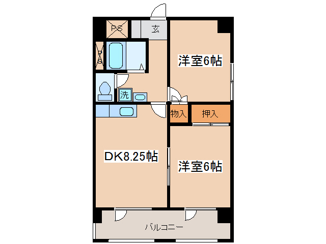 クレインビルの間取り