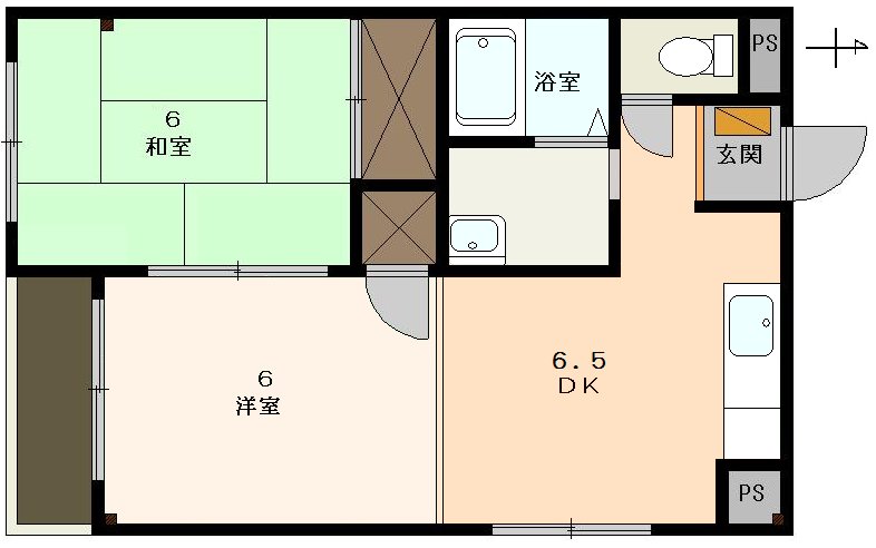 マンションサクセス1の間取り