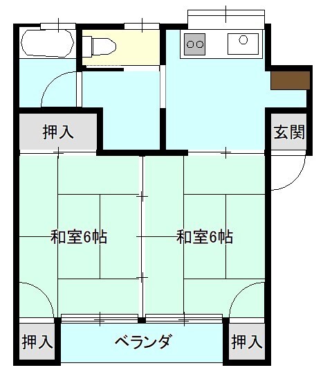 コーポ村上の間取り