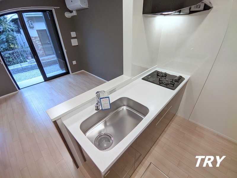 キッチン　2口コンロのシステムキッチン！