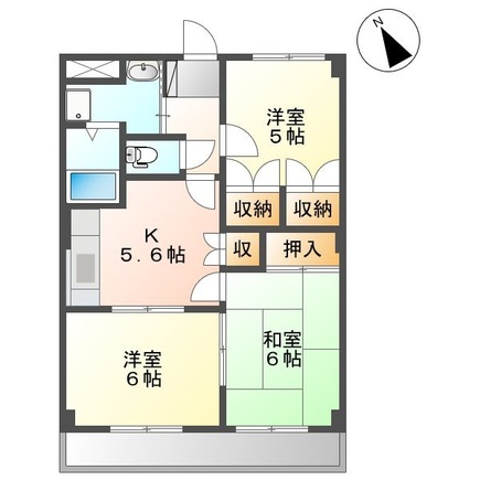 【御殿場市新橋のアパートの間取り】