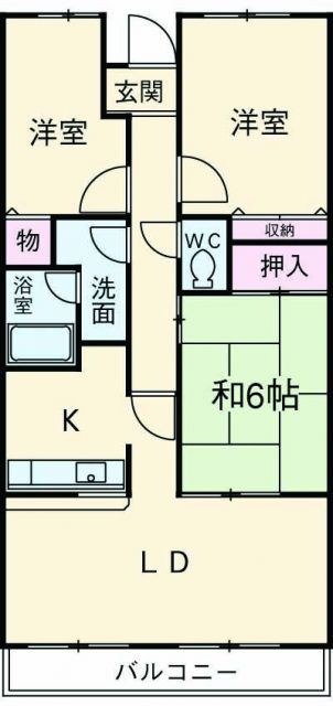 アネシスヒルズの間取り