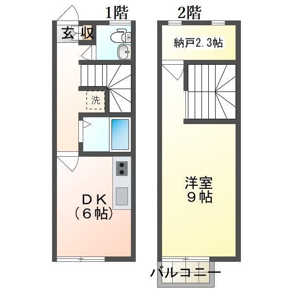 キューブＫの間取り