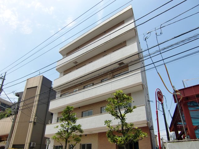 川崎市中原区木月のマンションの建物外観