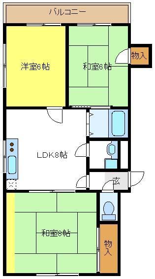 リベルテコーポ保澤の間取り