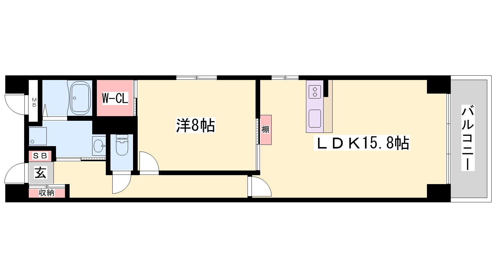 キャッスルコート龍野町の間取り