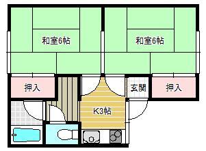 ●コーポスマイルの間取り