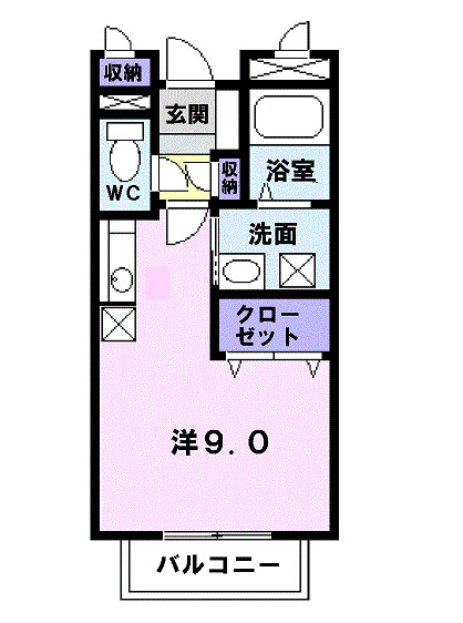 エイトワンＢの間取り