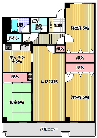 N2ビルの間取り