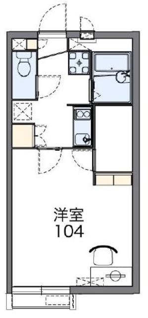座間市栗原中央のアパートの間取り