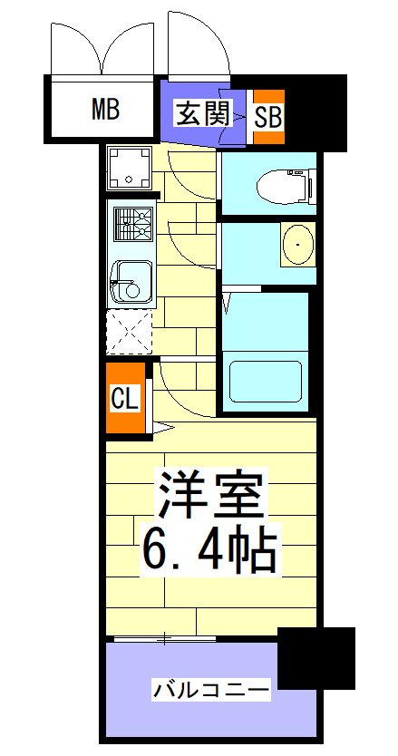 プレサンス西中島南方セレストの間取り