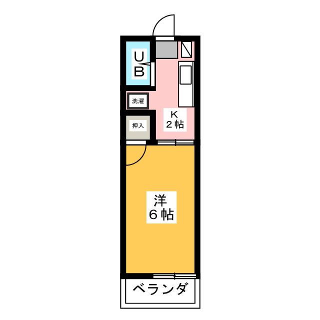 愛新コーポ　Ｃの間取り