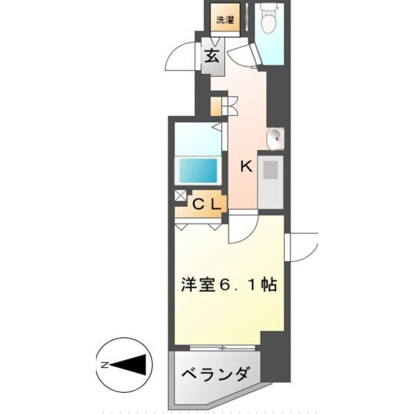 プレサンス鶴舞グリーンパークの間取り