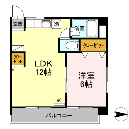 メゾン山越の間取り