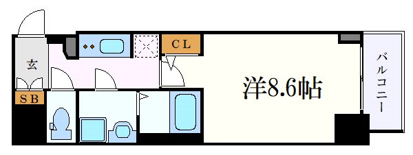 【S-RESIDENCE東別院の間取り】