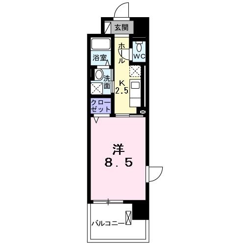 堺市堺区今池町のマンションの間取り