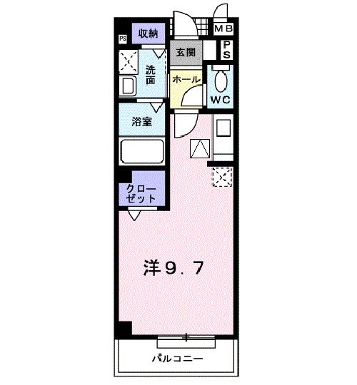 リフレ東百舌鳥Ｂ棟の間取り