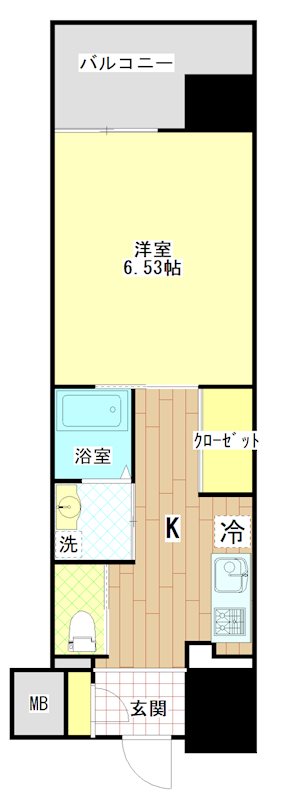 ウィングス城野駅前の間取り