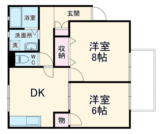 ハイカムール浜の間取り