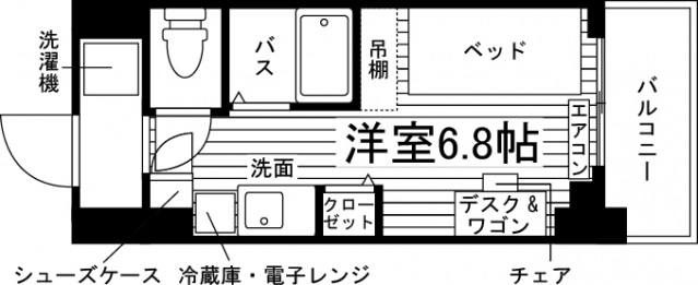 文京区目白台のマンションの間取り