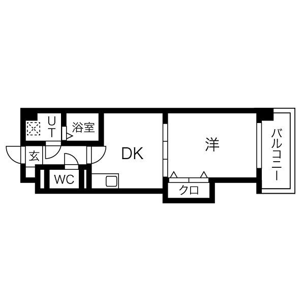 太宰府市坂本のマンションの間取り