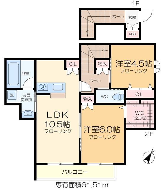 仮称）堀切2丁目メゾンの間取り