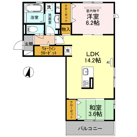 リ：エスト IIの間取り