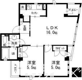 名古屋市千種区堀割町のマンションの間取り