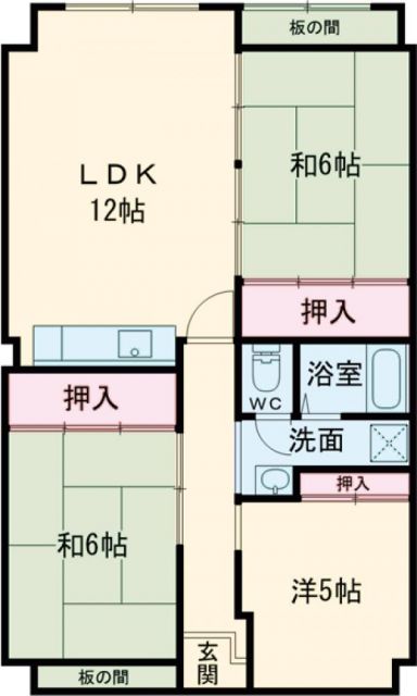 ヴェルディス大丸の間取り