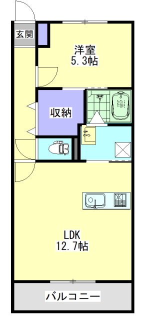 ミライデイズ都城の間取り