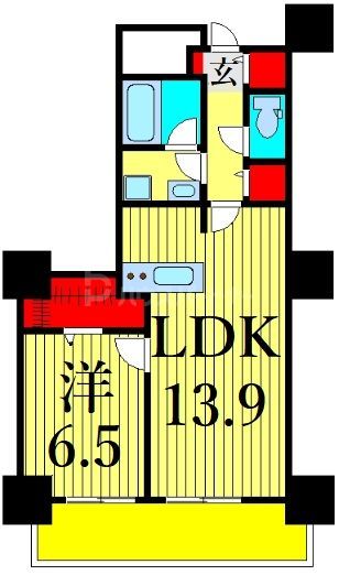 ロイヤルパークスタワー南千住の間取り