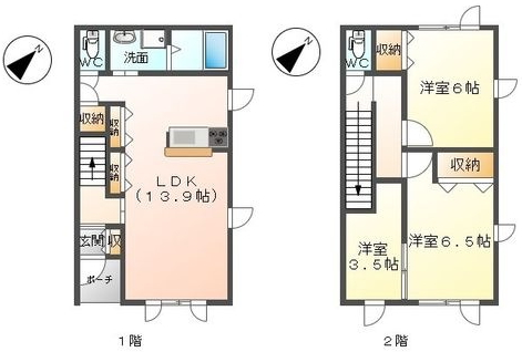 ルピエ・プラージュの間取り