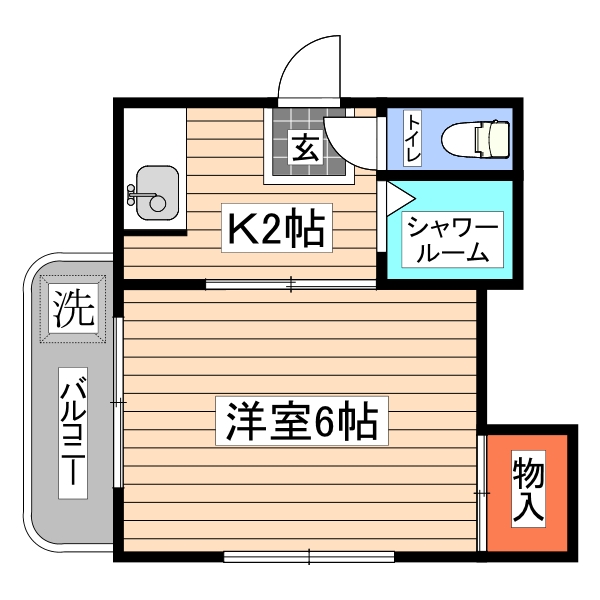 第8長束ビルの間取り