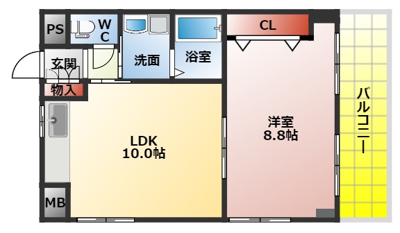 レガオコート香里園の間取り