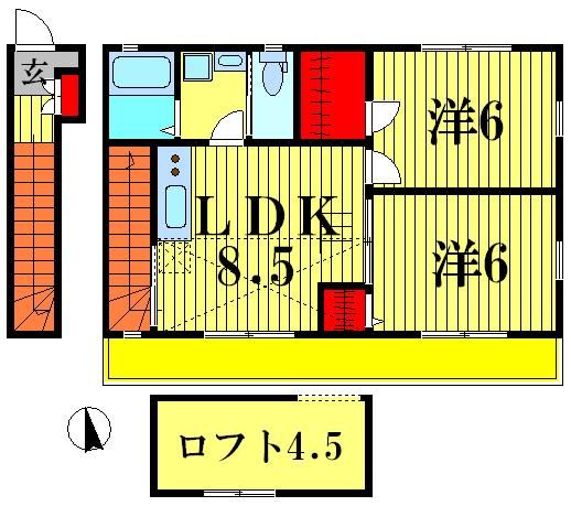 メゾン・ド・シブヤの間取り